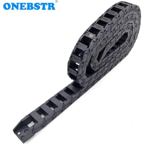 1 Meter 10x15mm Towline Drag Chain Wire Carrier Cable Bridge Type Exterior Opening For CNC Router Machine Tools Free Shipping