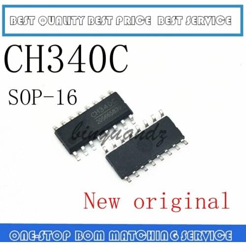 10pcs/lot CH340C SOP-16 USB Serial chip New original