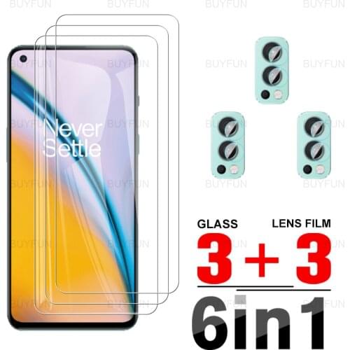 6in1 Camera Lens Film For OnePlus Nord2 5G 6.43inch HD Front Tempered Safety Glass screen protector for One plus 1+ nord 2 5g