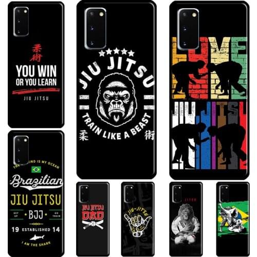 BJJ Brazilian Jiu Jitsu Case For Samsung Galaxy S20 FE S8 S9 S10 Plus S10e S21 Ultra Note 20 Ultra Note 10 Plus