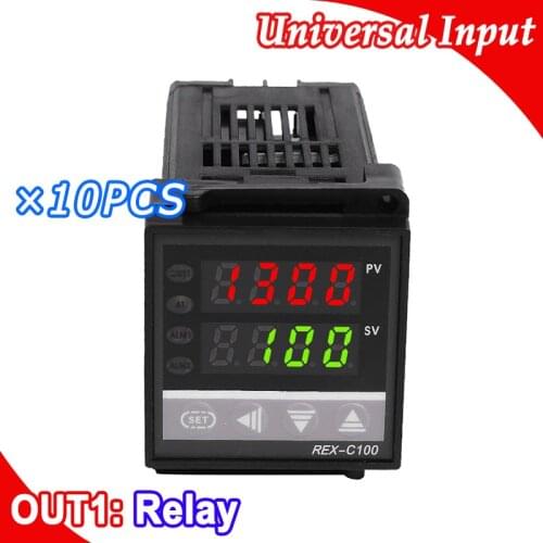 10PCS/Lot Digital PID CONTROLLER TEMPERATURE REGULATOR Thermastat Thermocouple K J Input, Relay Output