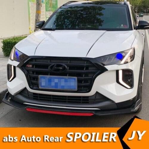 For Hyundai TUCSON Front shovel Body kit spoiler 2018-2020 TUCSON ABS Rear lip rear spoiler front Bumper Diffuser Protector