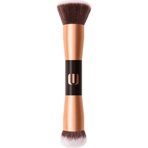 Double-headed Portable Makeup Brush Large Powder Brush Loose Powder Blush Beauty Professional Tool