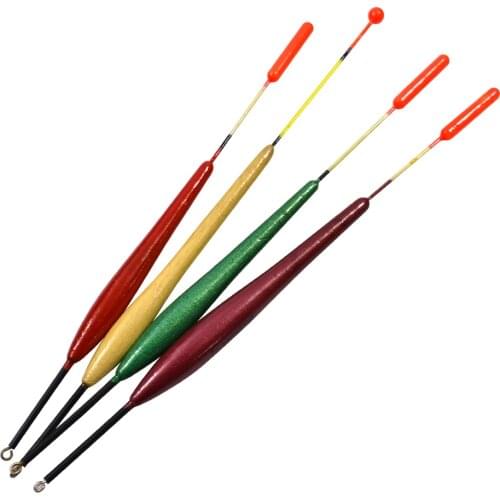 FISH KING Brand 10pcs/Lot 2g-5g Wood Carp Fish Fishing Float Bobber Boyas Pesca For Carp Fishing Tackle Tools Pesca Acesorios