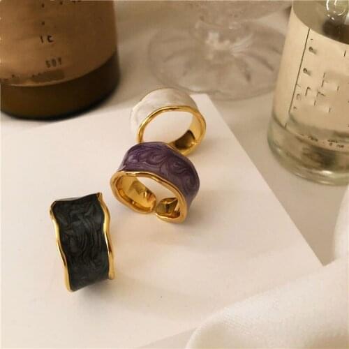 Miuoxion Wholesale Retro Irregular Ring Fashion Personality Simple Jewelry For Women Feature Namour Charm Gift All Seasons