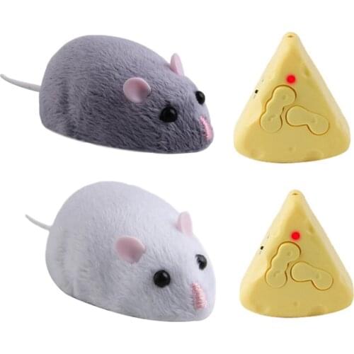 Mouse Rat RC Infrared Remote Control Trick Toy Cat/Dog Chew Training Toys