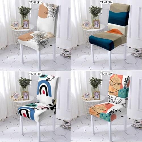 Abstract painting office chairs Computer chair Dining chairs Seat covers Chairs for kitchen chair cover dinner table and chairs