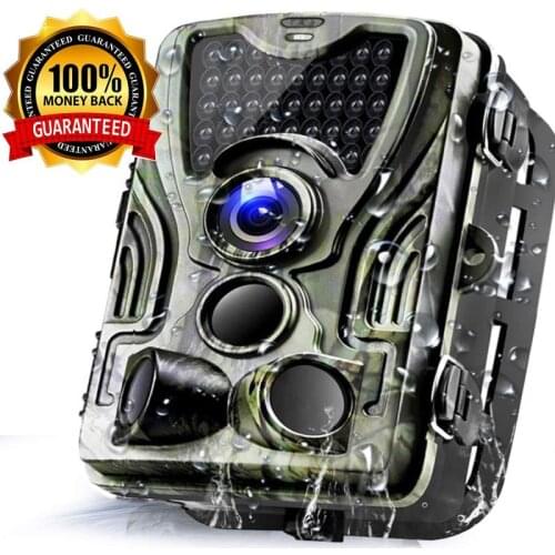 Hunter Camera 16MP Hunting Camera 1080P Trail Camera IP65 Photo Traps 0.3s Trigger Time 850nm Wild Cameras Night Vision