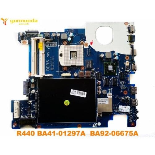 Original for Samsung R440 laptop motherboard R440 BA41-01297A BA92-06675A tested good free shipping