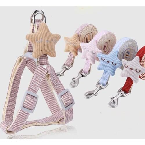 Small Dog Pet Dog Puppy Adjustable Breathable Leash Pulling Rope Harness Vest Chest Strap