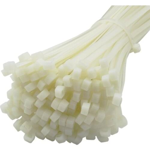Self-Locking Plastic Nylon Tie 290Pcs/140Pcs/150PcsWhite Cable Ties Self Locking Strap nylon cable Used forFix the pipe wires