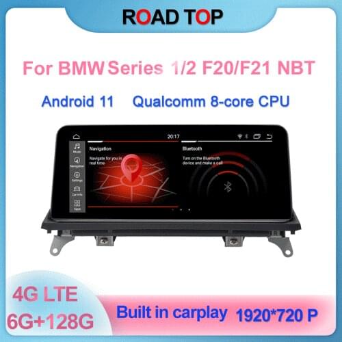 1920*720P 8 Core Android 10 Touch Screen for BMW 1,2 Series 118I 120I 130I 135I 220I 228I with Radio Multimedia WIFI 4G LTE BT