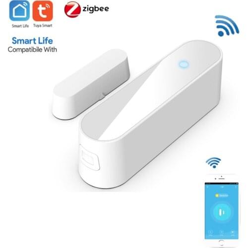 ZigBee Smart Life Smart Door Sensor Window Sensor Door Magnetic Alarm Detector Independent Magnetic Sensor