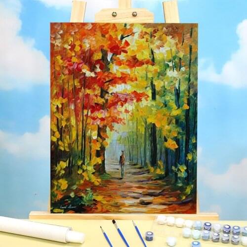 Morning In The Woods Painting By Numbers Set Oil Paints 40*50 Picture By Numbers Photo New Design Kids Drawing