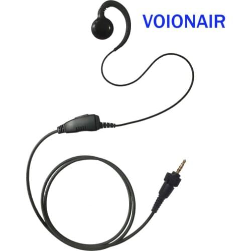 VOIONAIR C Shape Ear Hook Earpiece Headset Earphone Speaker Mic PTT for Kenwood TPZ-D553 UBZ-M31 UBZ-M51L/S