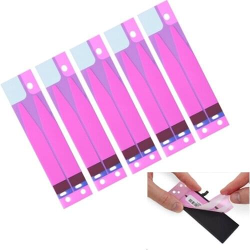 10pcs Battery Adhesive Sticker For iPhone 11 Pro X XS MAX XR SE 5 5S 5C 4S 6 6s 7 8 Plus Battery Glue Tape Strips Tab