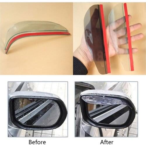 124B Rear View Side Mirror Rain Eyebrow Cover for Cars SUV Lightweight