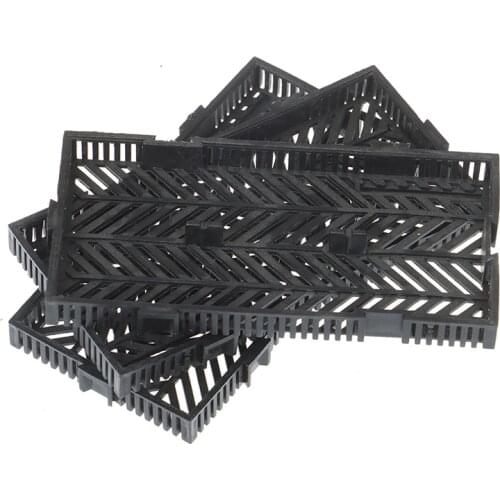 3pcs Plates Aquarium Fish Tank Under Gravel Filter Bottom Sand Filter