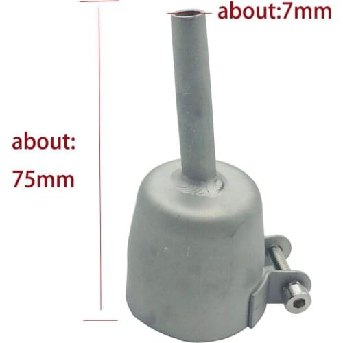 7mm Speed Welding Nozzles Standard Nozzle For Vinyl PVC Plastic Hot Heat Air Gun Vinyl Pvc Plastic Hot Air Blower Triangle