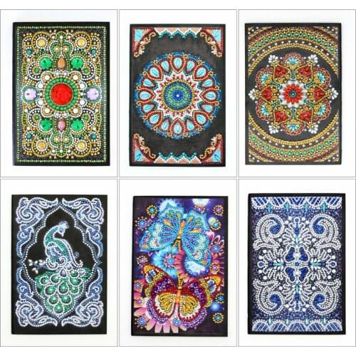 EverShine 5D Diamond Painting Notebook Special Shaped Diamond Embroidery Full Set A5 Diary Book Diamonds Art New Arrivals Kits