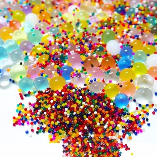 Drop CA USA crystal soil bead 1000 and 500 mix colors