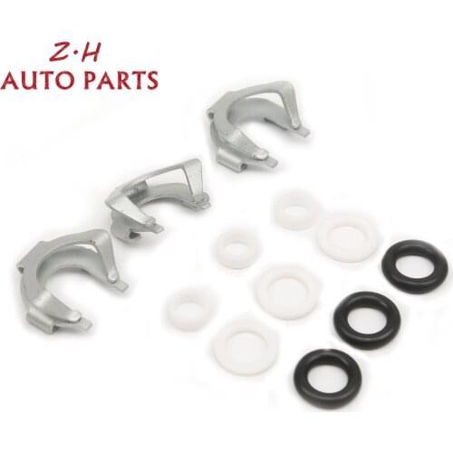 Lower Fuel Injector O-Ring Seal Kit For Porsche Cayenne 92A 9PA 3.6L Audi Q7 VW Passat Touareg CC Eos Skoda Superb 03H 198 149