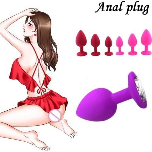 Prostate Massager Vagina Dildo Clitoris Men Anal Plug Butt Silicone Sex Toys for Adult Couple Game Masturbator Crystal Jewelry