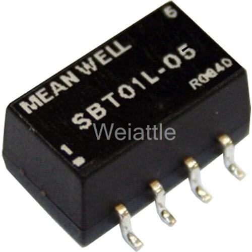 MEAN WELL original SBT01M-15 15V 67mA meanwell SBT01 15V 1W DC-DC Unregulated Single Output Converter