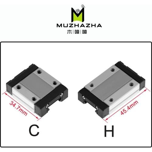 MGN12H MGN12C for linear bearing sliding block match use with MGN12 for linear guide for cnc xyz diy engraving machine