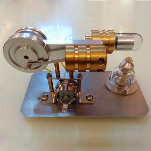 Stirling Engine External Combustion Micro Generator Steam Engine Love Birthday Gift Toy Model Engine