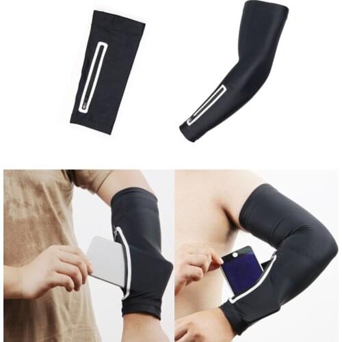 Multipurpose Sports Unisex Short/Long Armband Wrist Bag Arm Warmer for storage PXPF