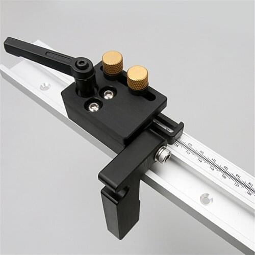 Miter Track Stop Track Limit For T-Slot T-Tracks Stop Chute Limiter Locator Woodworking DIY Manual Tools