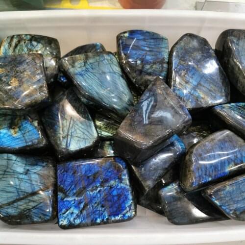 Large Natural Stone Blue Yellow Labradorite Crystal Original Quartz Mineral Moonstone Chakra Home Or Office Decorations Ornament