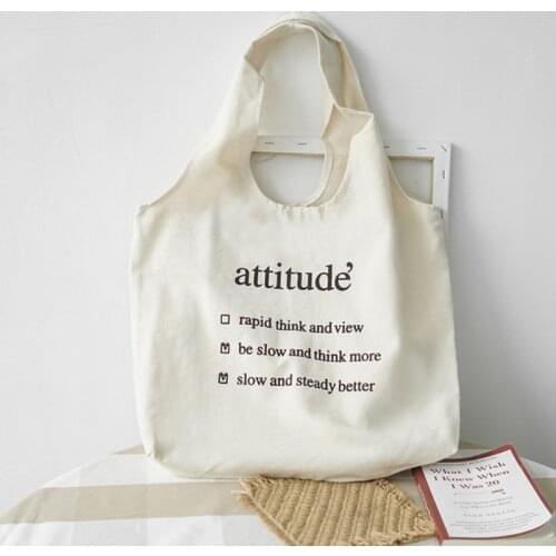 PGOLEGGY New Women Shoulder bag simple style Reusable canvas bag original fashion womens handbag portable Eco shopping bag