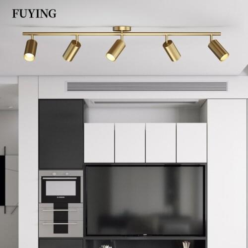 Rotatable Ceiling Mirror Light Adjustable GU10 Bulb Nordic Ceiling Spot Light for Kitchen Aisle Spot Clothes store spot lighting