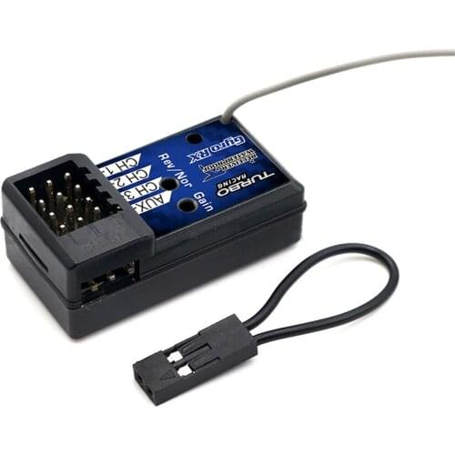 ​ Gyro RC Receiver Waterproof with RX49 4H Receiver for Turbo Racing Transmitter VT System Racing Car Boat