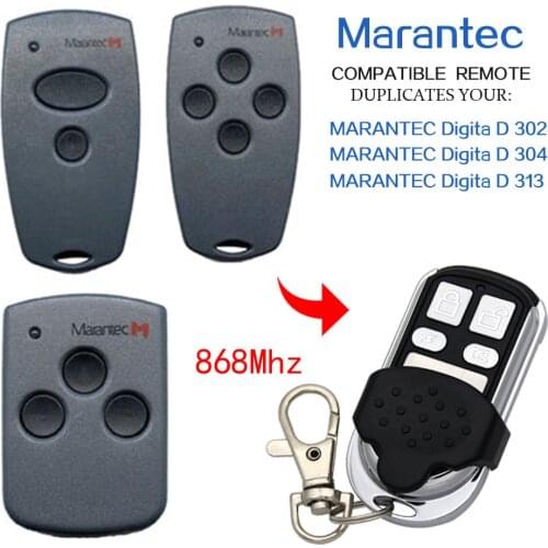 Marantec Remote Control 868,3mhz Gate Garage Door MARANTEC Digital Transmitter Garage Command Remote Controller 868mhz