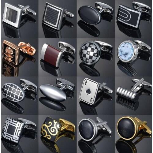 Light luxury shirt Cufflinks mens shirt cuffs nail French gold buttons custom wedding dress bridegroom suit sleeve