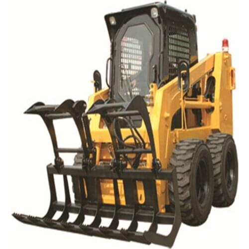SY65 Mini Front Loader SYNBON Wheel Skid Steer 55KW Diesel Engine Power