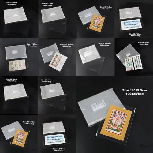 24*30/13*14.5/16.5*20.5/17*27/15.5*26/ Various Size Stamp Collecting Protect Bag Stamp Bag Mingtai Senior Protect Mail Pouch