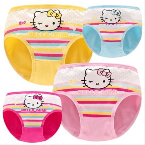4Pcs/Lot Girls Underwear Brand Girls Panty Toddler Baby Girls Briefs Panties Underwear Shorts Childrens Briefs