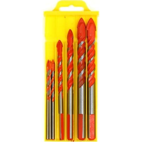 7Pcs/set Multifunctional Ceramic Wall Drill Bit Set Glass Cement Hole Opener Stone 3-12mm Drill for Opener Tile Brick Wall Wood