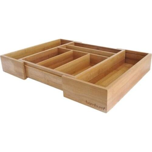 Bambum BCIC2 Casadias-Adjustable Drawer Organizer, Brown
