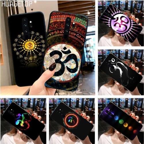 HUAGETOP Aum Om Yoga Phone Case Cover for Redmi Note 9 8 8T 8A 7 6 6A Go Pro Max Redmi 9 K20 K30 Pro