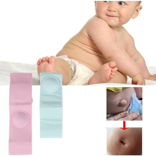 For 0-1 Years Old Baby Children Infant Kids Umbilical Hernia Therapy Treatment Belt Breathable Bag 2pcs Elastic Cotton Strap
