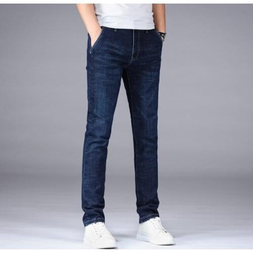 Jeans For Men Slim Fit Pants Classic 2021 Jeans Male Denim Jeans Men Trousers Casual Straight Elasticity Pants