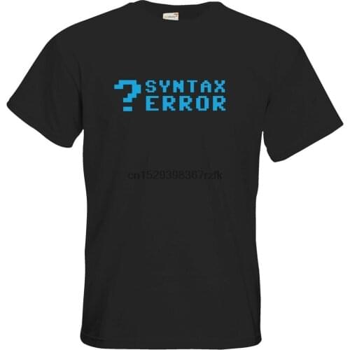 Getshirts-Best Of-T-Shirt-Retro Gaming syntax error - for fans of the c64