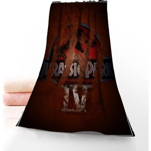 Hot Sale Custom Jurassic Park 35x75cm Fitness Sports Towel Portable Quick-drying Towel Yoga Outdoor Microfiber Sports Towel