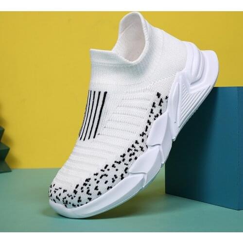 Slip-on Children Shoes For Kids Sneakers Boys Casual Shoes Girls Sneakers Breathable Mesh Running Footwear School Fashion 2021
