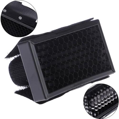 1PC 47*80mm Honey Comb Grid FlashLight Flash Diffuser Softbox Bouncer for Speedlight